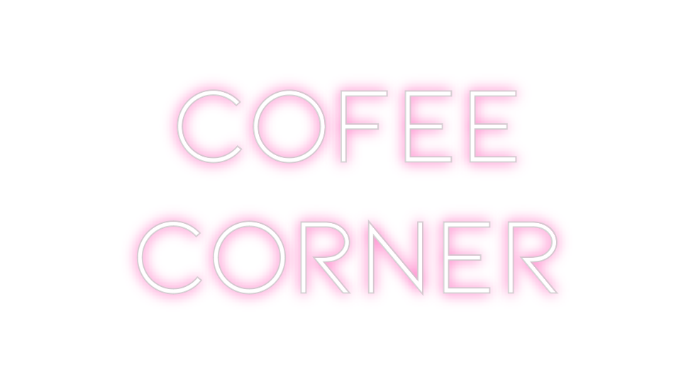 Neon personalizado: Cofee
Corner