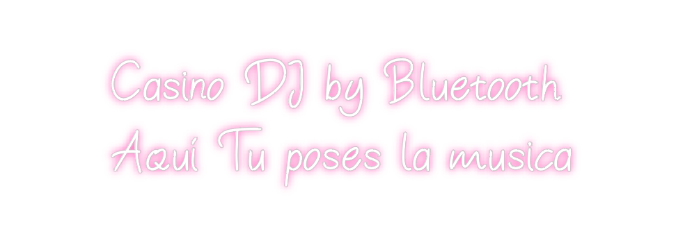 Neon personalizado: Casino DJ by ...
