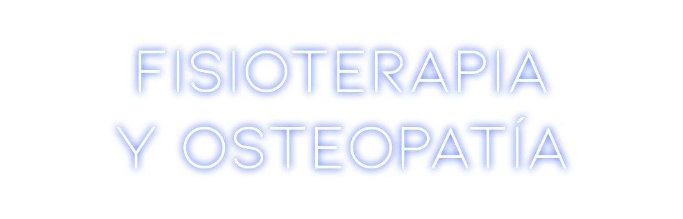 Neon personalizado: Fisioterapia
...