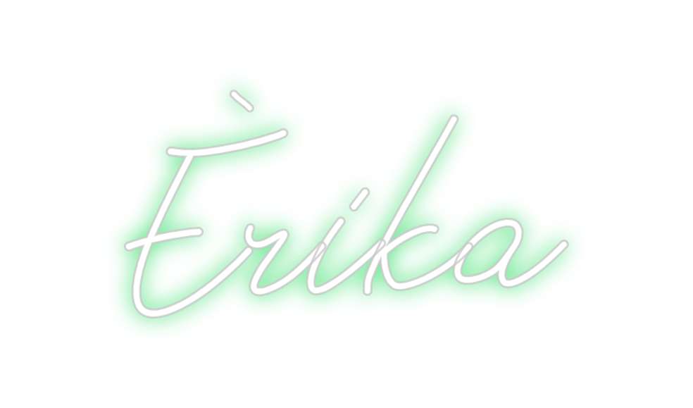 Neon personalizado: Èrika