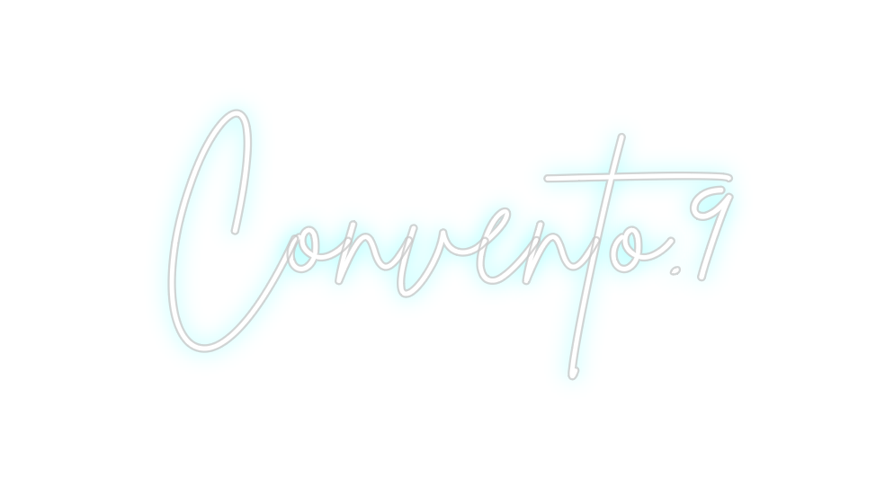 Neon personalizado: Convento.9