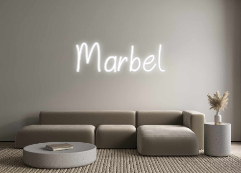 Neon personalizado: Marbel