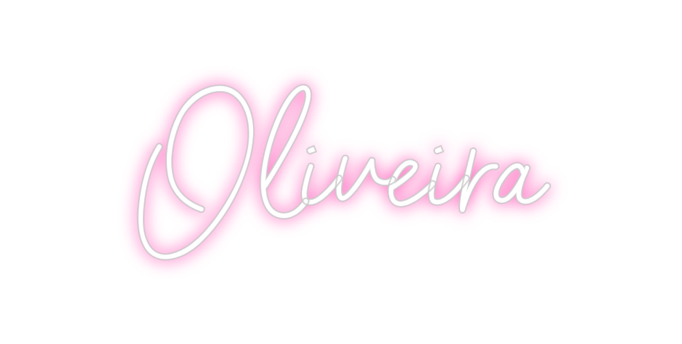 Neon personalizado: Oliveira