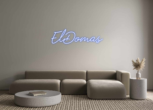 Neon personalizado: ElDomas