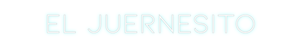 Neon personalizado: El Juernesito