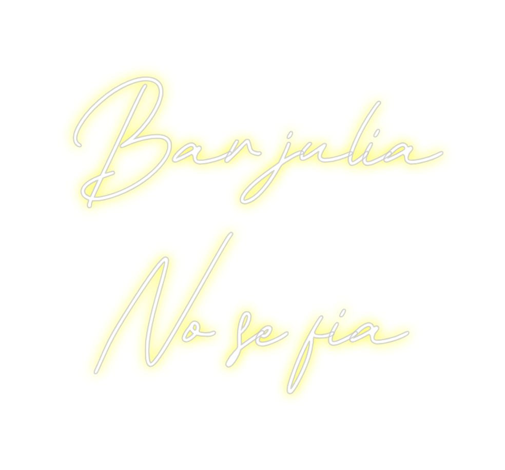 Neon personalizado: Bar julia
No...