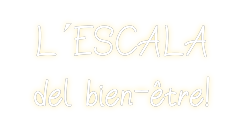 Neon personalizado: L´ESCALA
d...
