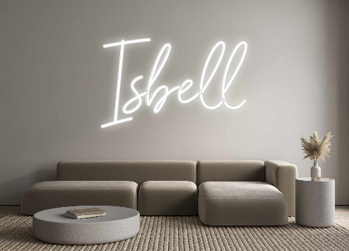 Neon personalizado: Isbell