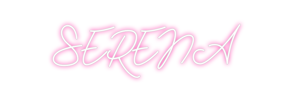 Neon personalizado: SERENA