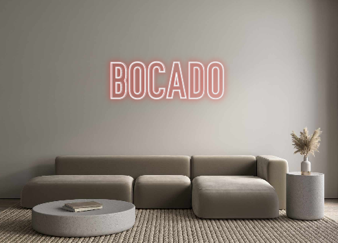 Neon personalizado: Bocado