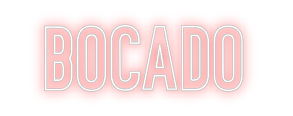 Neon personalizado: Bocado