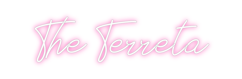 Neon personalizado: The Terreta