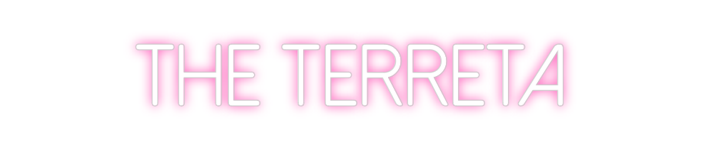 Neon personalizado: The Terreta