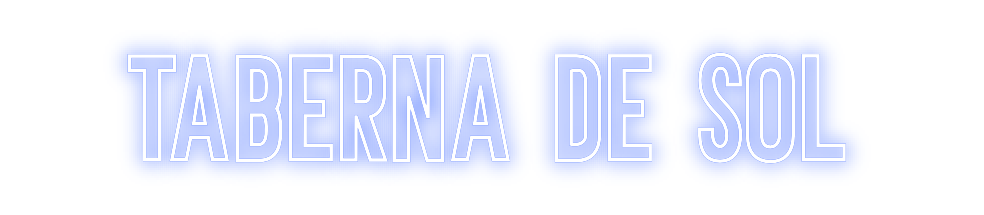 Neon personalizado: Taberna de SOL