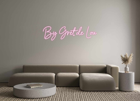 Neon personalizado: By Gret de Lou
