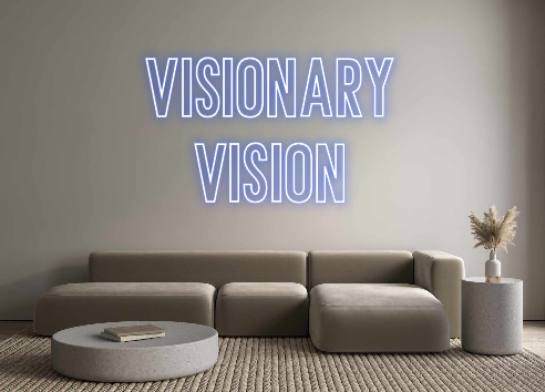 Neon personalizado: Visionary
Vi...