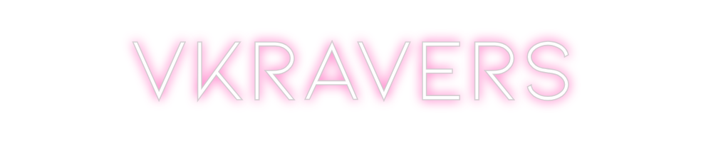 Neon personalizado: vkRavers