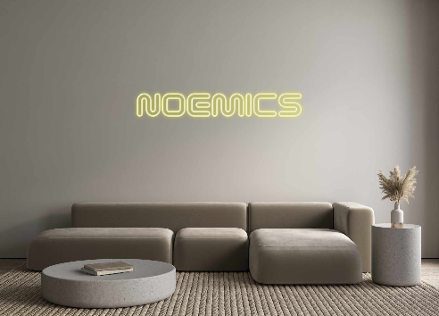 Neon personalizado: NOEMICS