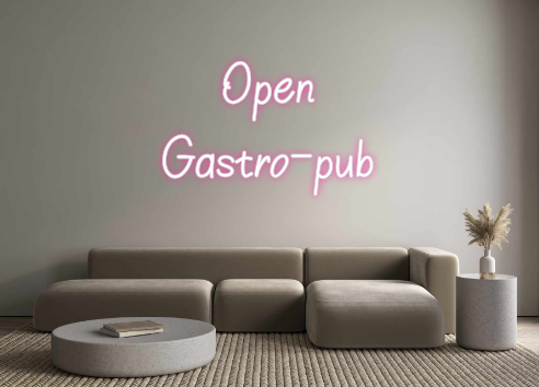 Neon personalizado: Open
Gastro-...
