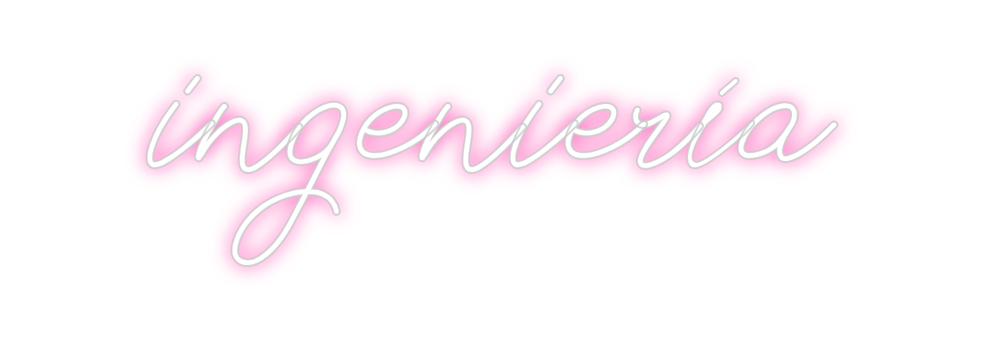 Neon personalizado: ingeniería