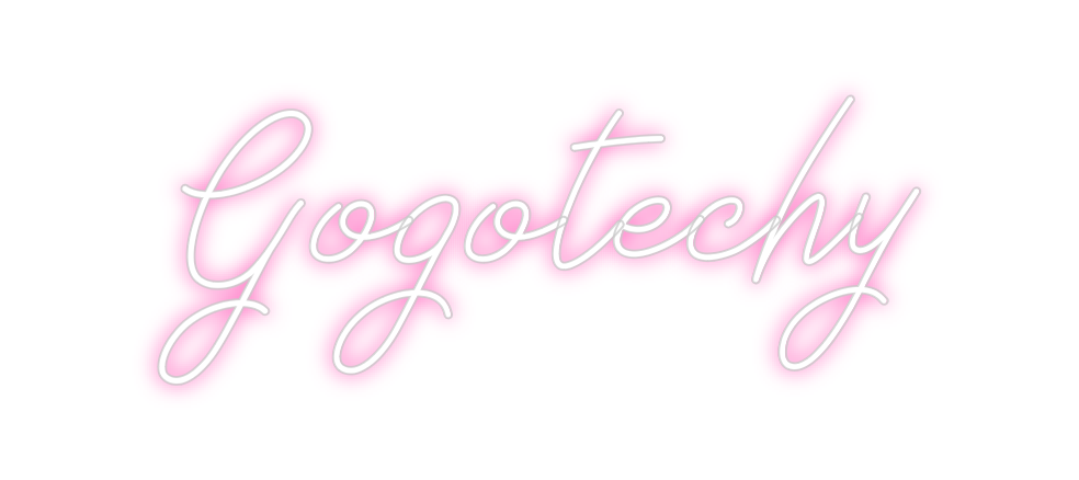 Neon personalizado: Gogotechy