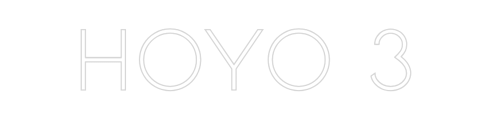 Neon personalizado: HOYO 3