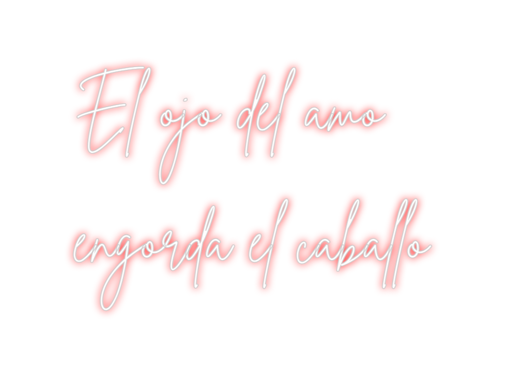 Neon personalizado: El ojo del am...