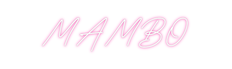 Neon personalizado: MAMBO