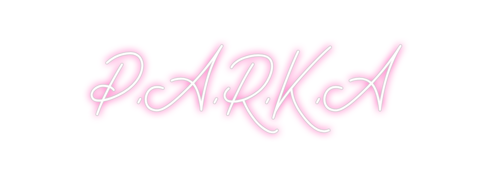 Neon personalizado: P.A.R.K.A