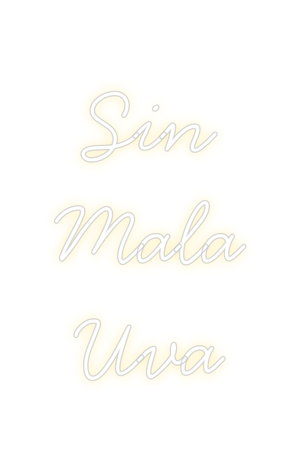 Neon personalizado: Sin
Mala
Uva