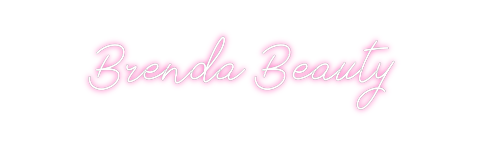 Neon personalizado: Brenda Beauty