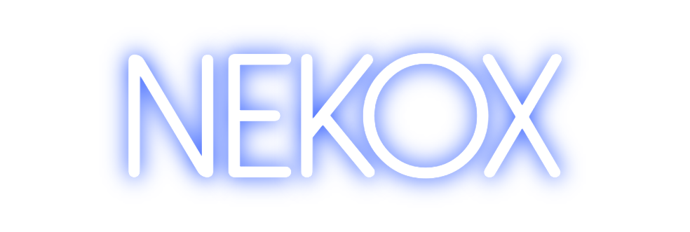 Neon personalizado: NEKOX