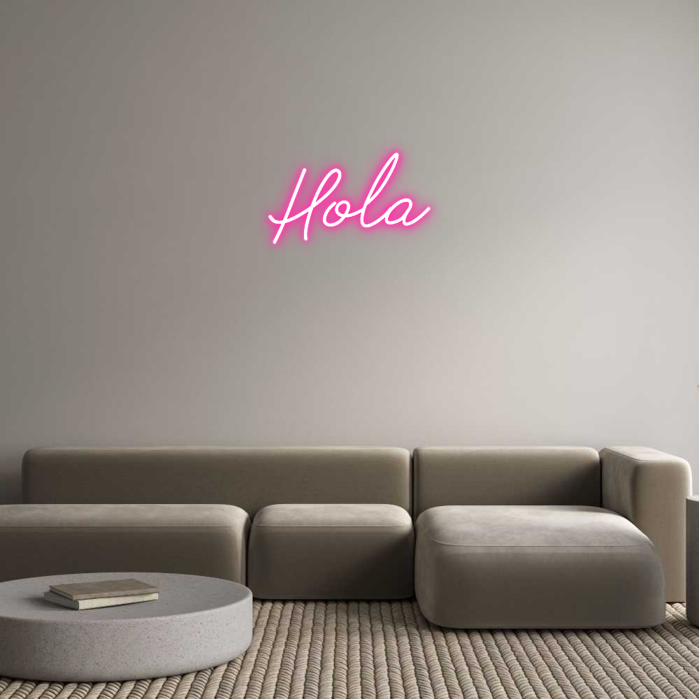 Neon personalizado: Holaa 443