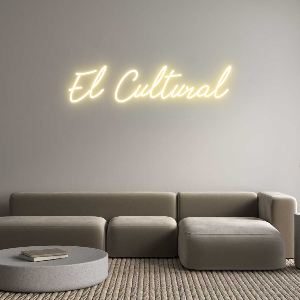 Neon personalizado: El Cultural