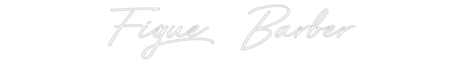 Neon personalizado: Figue Barber