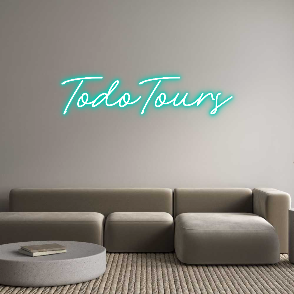 Neon personalizado: TodoTours