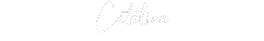 Neon personalizado: Catalina