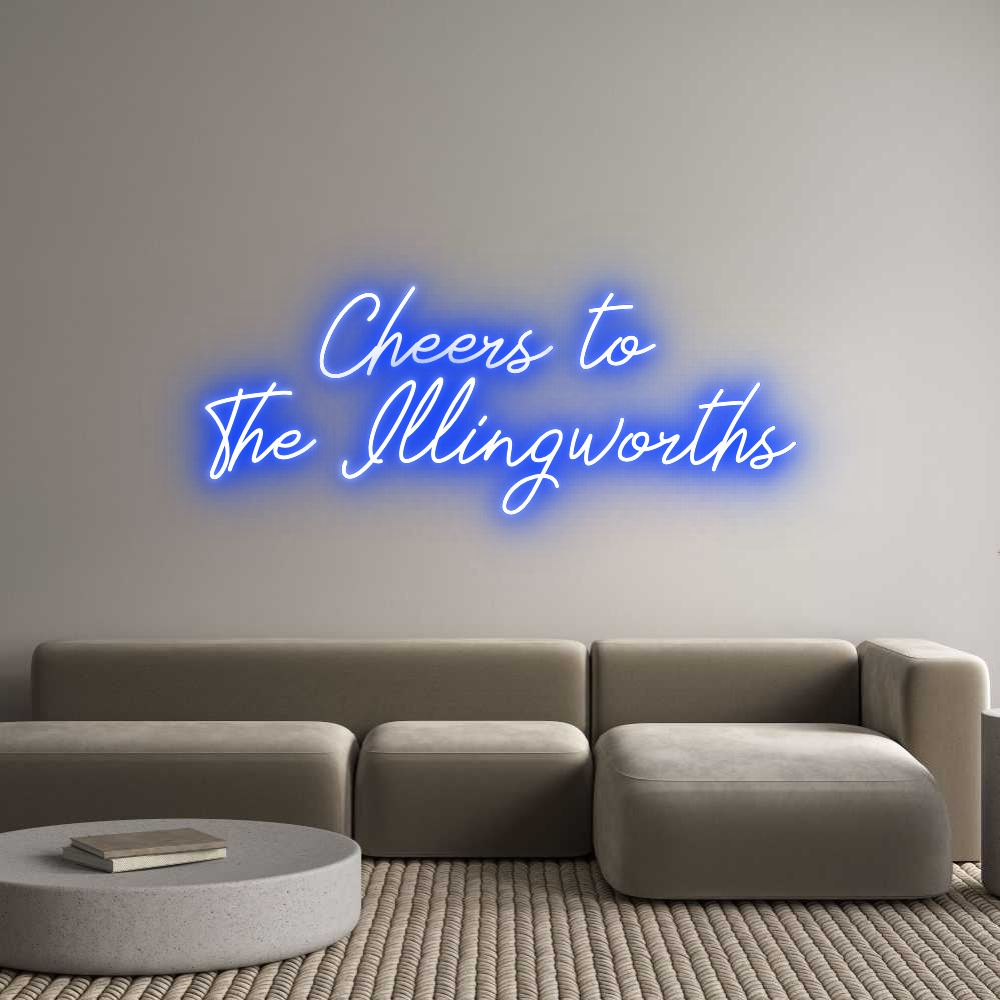 Neon personalizado: Cheers to
T...