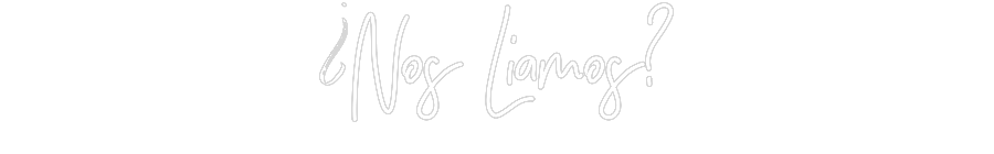 Neon personalizado: ¿Nos Liamos?