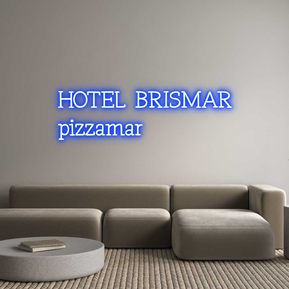 Neon personalizado: HOTEL BRISMAR...