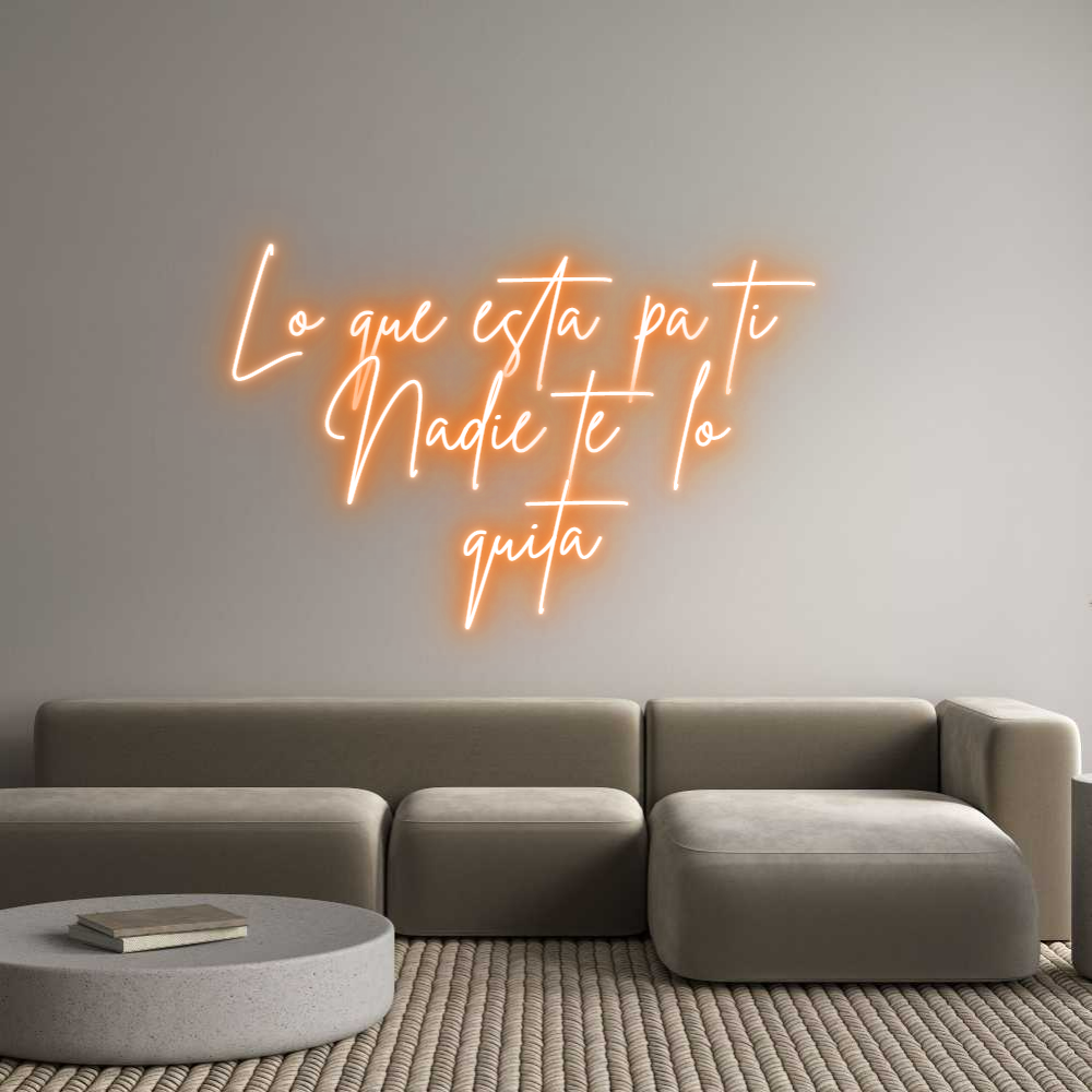 Neon personalizado: Lo que está p...