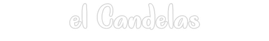 Neon personalizado: el Candelas