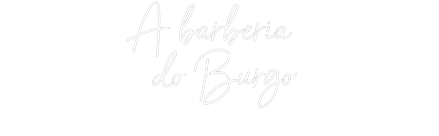 Neon personalizado: A barbería
...