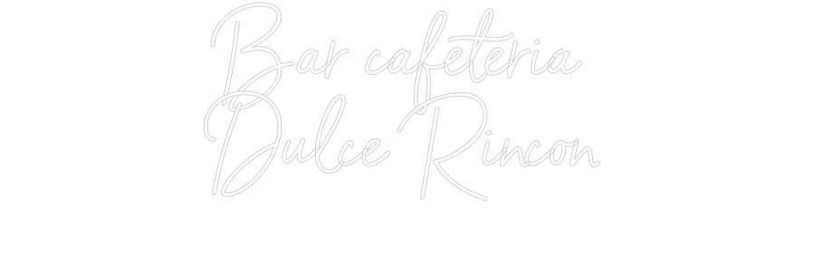 Neon personalizado: Bar cafetería...