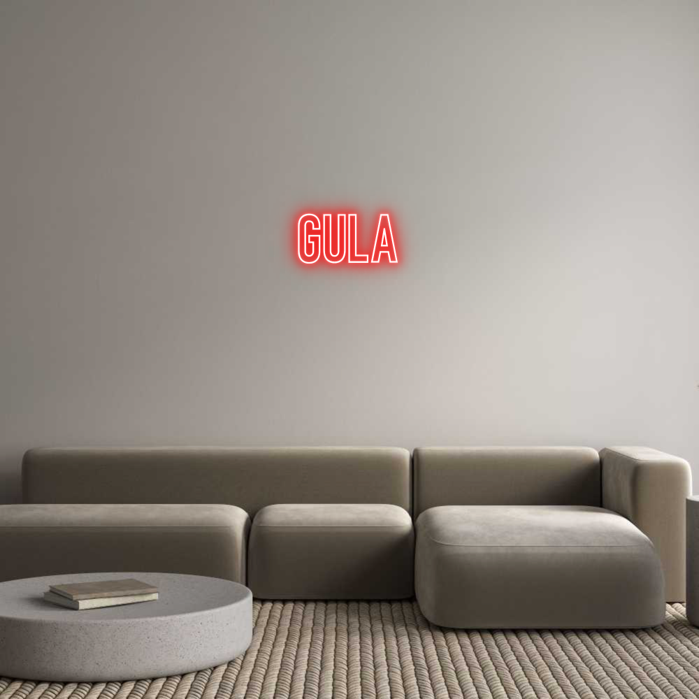 Neon personalizado: Gula