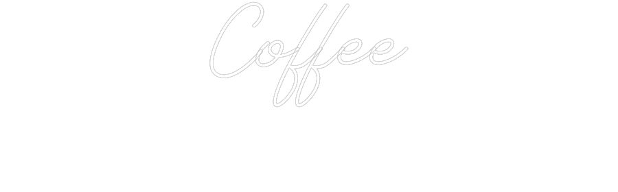 Neon personalizado: Coffee