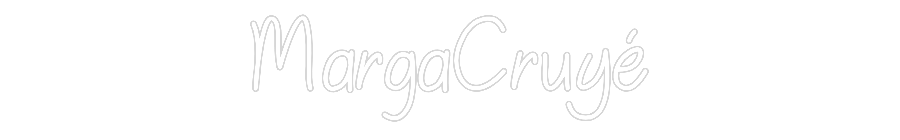 Neon personalizado: MargaCruyé