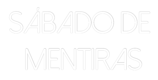 Neon personalizado: Sábado de
m...