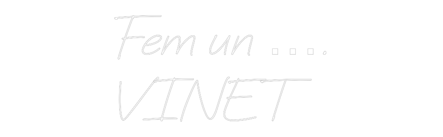 Neon personalizado: Fem un ….
VI...