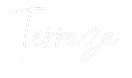 Neon personalizado: Terraza